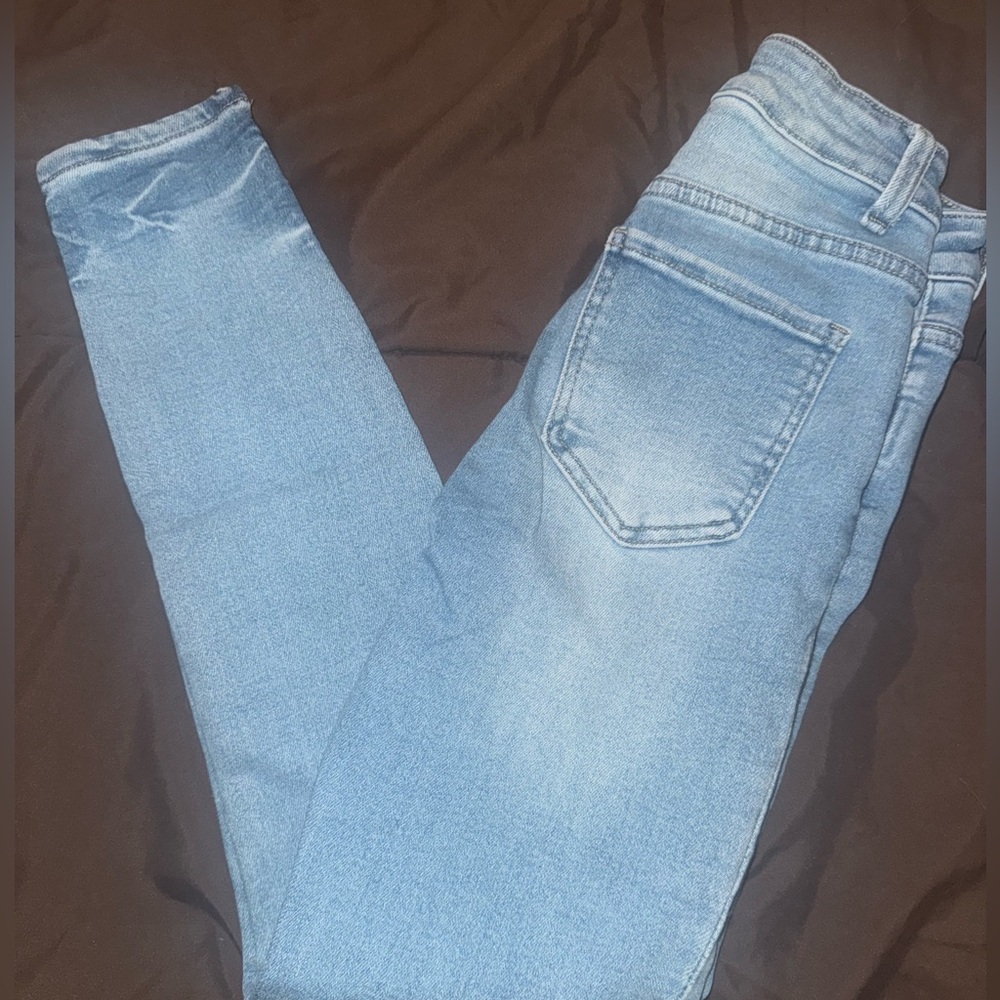 High waisted skinny